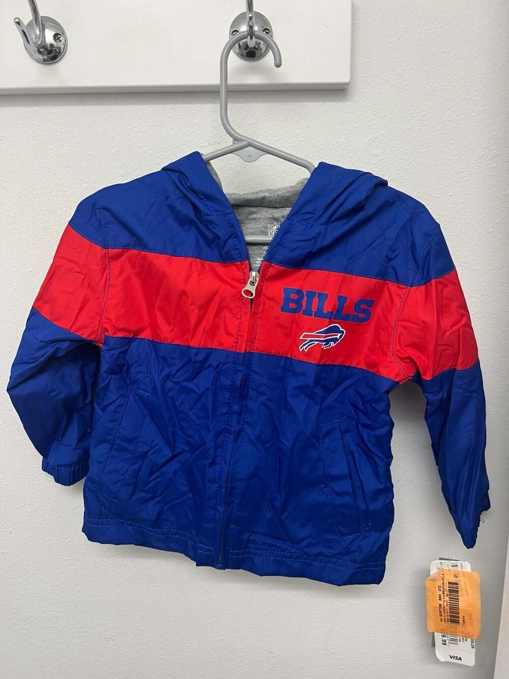 NFL Buffalo Bills Toddler 2T Full-Zip Hooded Jacket